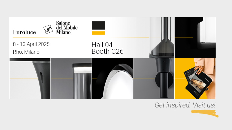 Arcluce espone a Euroluce 2025, l'evento dedicato all'illuminazione all'interno del Salone del Mobile di Milano.